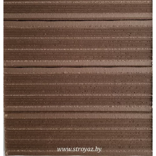 Плитка фасадная клинкерная керамическая ОРИОН коричневый Брест