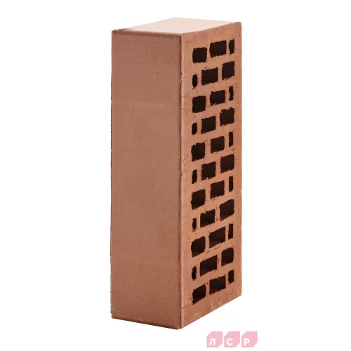 Кирпич керамический пустотелый коричневый, поверхность гладкая, ЛСР Витебск