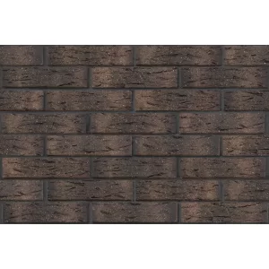 Кирпич керамический ГРАФИТОВЫЙ с посыпкой, поверхность рустикальная, ЛСР