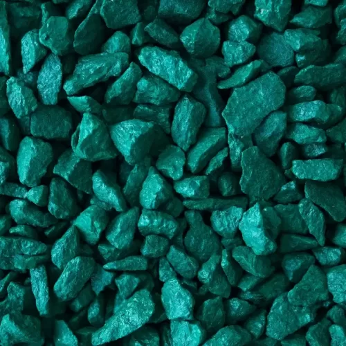 Купить Щебень окрашенный гранитный, зеленый, 5-10мм (20кг) ЩОзел