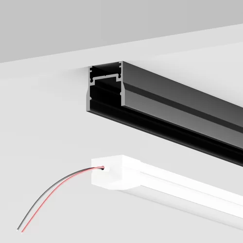 Купить Профиль 3м Elasity IP накладной черный O-TR001-P-B3M - фото: 1