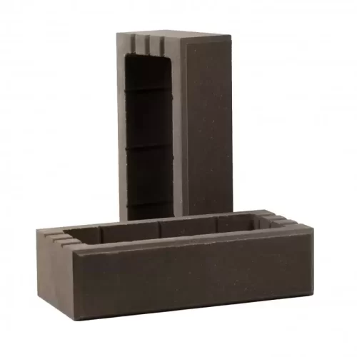 Купить Блок для забора пролетный декоративный ГРАФИТ (ТБЛОК-П6)