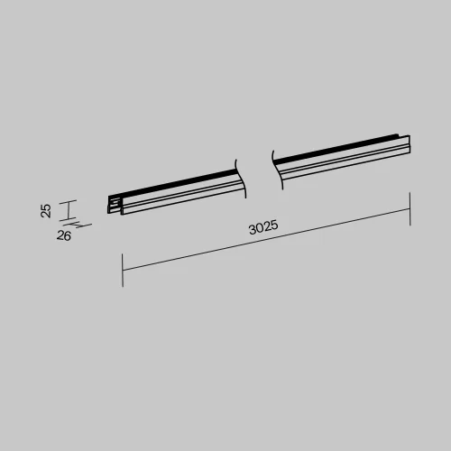 Купить Профиль 3м Elasity IP накладной черный O-TR001-P-B3M - фото: 7