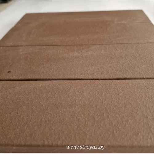 Плитка фасадная клинкерная керамическая ОРИОН коричневый