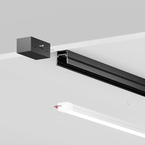 Купить Профиль 3м Elasity IP накладной черный O-TR001-P-B3M - фото: 5