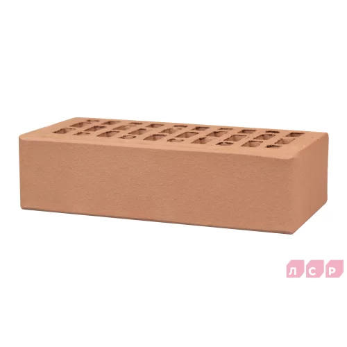 Купить Кирпич керамический СВЕТЛО-КОРИЧНЕВЫЙ, поверхность гладкая, ЛСР - фото: 1