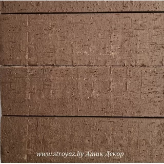 Плитка фасадная клинкерная керамическая АТИК коричневый