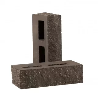 Кирпич облицовочный гиперпрессованный пустотелый тычковый «Гранит» ГРАФИТ КСПТ6