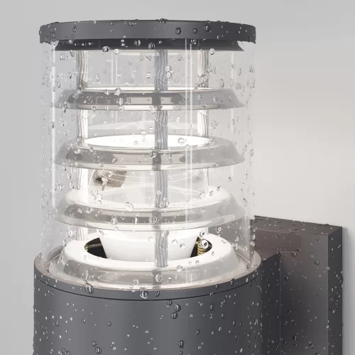 Купить Уличный настенный светильник Bronx O576WL-01GR - фото: 3