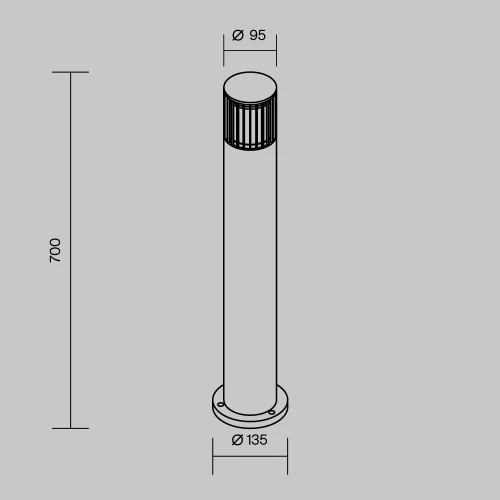 Купить Ландшафтный светильник Alura O492FL-01GF - фото: 6