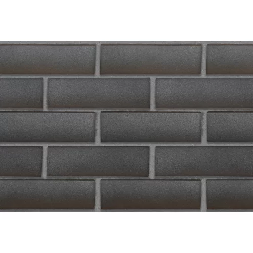 Плитка фасадная клинкерная керамическая ФАВАРИС графит 78404