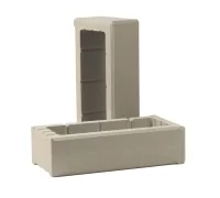 Наборный блок для столба забора СТАЛЬ (ТБЛОК-С1)