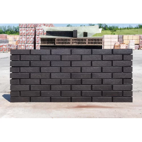 Керамический кирпич Black Premium рустика Красная Гвардия поштучно