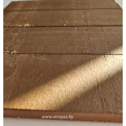 Плитка фасадная клинкерная керамическая ФОБОС коричневый Брест