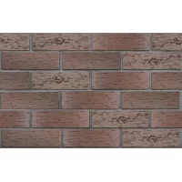 Клинкерный кирпич коричневый флэш БРЮГГЕ, береста, серия Классика, ЛСР