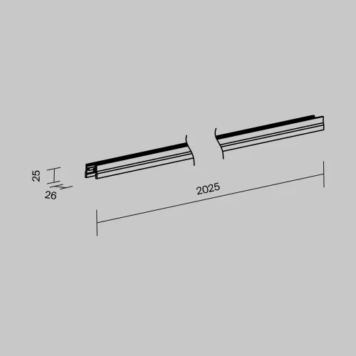 Купить Профиль 2м Elasity IP накладной черный O-TR001-P-B2M - фото: 7