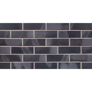 Клинкерная плитка 32 Black pearl, черная 240х71х10, King Klinker