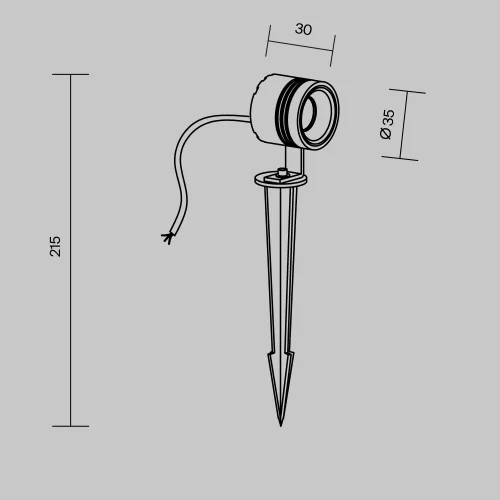 Купить Ландшафтный светильник Clyde O493FL-L3GF3K - фото: 7