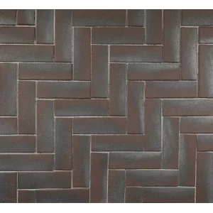 ФРАНКФУРТ ЛОНГ коричневый серебро клинкер тротуарный, ЛСР