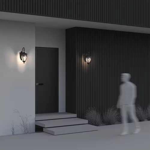 Купить Уличный настенный светильник  Fleur O414WL-01BZ - фото: 4