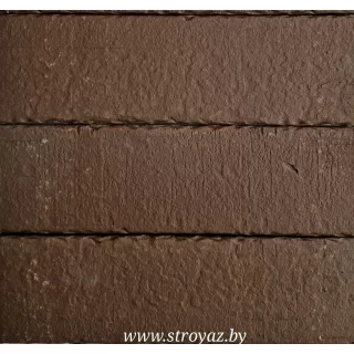 Плитка фасадная клинкерная керамическая ЛИРА коричневый