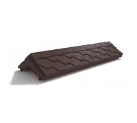Парапет полимеркомпозитный с посадкой 130мм на полкирпича, коричневый, EVEREST