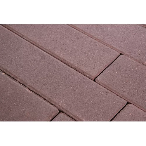 Плитка тротуарная тёмно-КОРИЧНЕВАЯ на сером цементе, 40-50мм, коллекция Profi