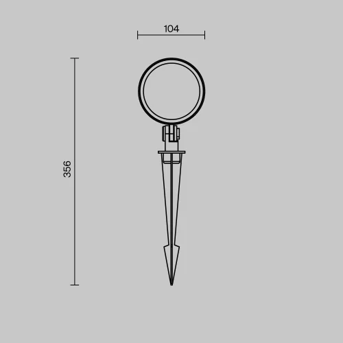 Купить Ландшафтный светильник Core O495FL-L25B3K - фото: 6