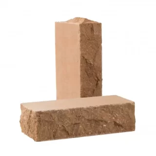 Кирпич облицовочный гиперпрессованный полнотелый тычковый «Дикий камень» ЛАТТЭ КСЛБ3