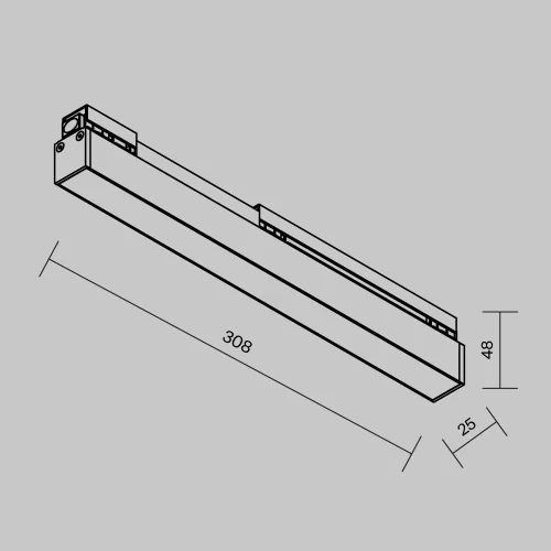 Купить Уличный трековый светильник Basis Exility IP 4000К 12Вт 120° черный O-TR02-1-S-12WB4K - фото: 8