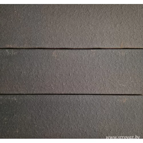 Плитка фасадная клинкерная керамическая ТИТАН графит 78749