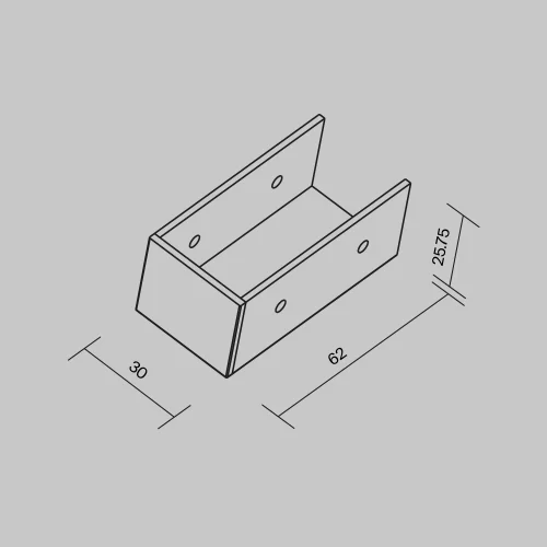 Купить Заглушка к профилю Elasity IP O-TR001-EC-W - фото: 4