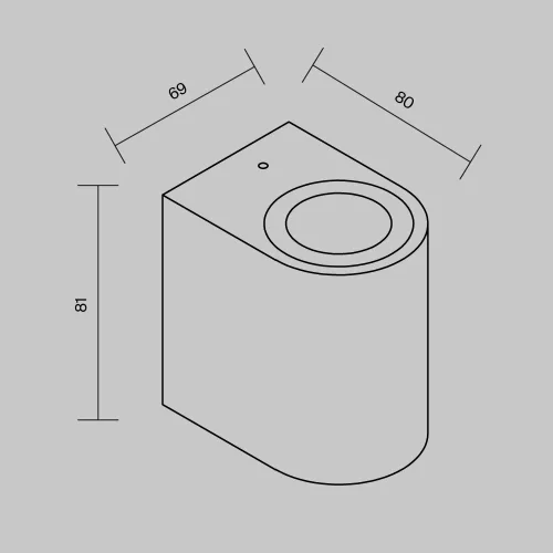 Купить Уличный настенный светильник Slat O044WL-01B - фото: 5