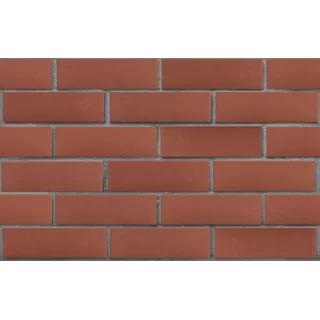 Клинкерный кирпич тёмно-красный ЭДИНБУРГ, гладкий, коллекция Классика,  ЛСР