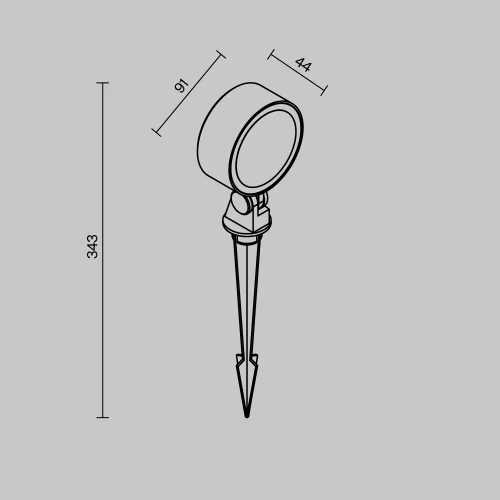 Купить Ландшафтный светильник Core O495FL-L18B3K - фото: 6