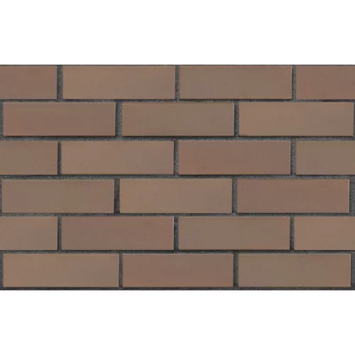 Кирпич керамический светло-коричневый флэш ультра (темный), поверхность гладкая, ЛСР