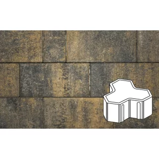 Плитка тротуарная в форме - Шемрок/Трилистник 300х100