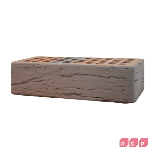 Облицовочный керамический кирпич, светло-коричневый флэш, рустик, ЛСР в Могилеве
