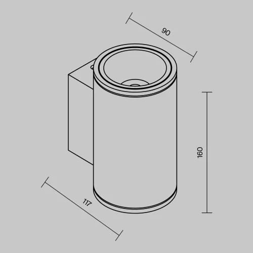 Купить Уличный настенный светильник Shim O303WL-L10W3K - фото: 5