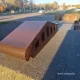 Купить Профильный кирпич двухскатный большой коричневый, 310х130х85, King Klinker