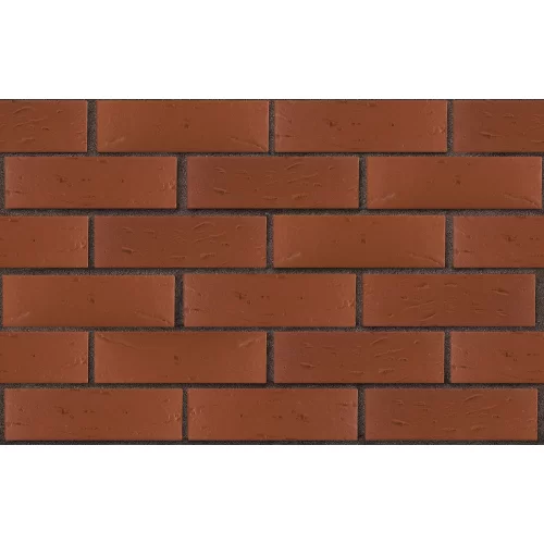 Купить Кирпич керамический ТЁМНО-КРАСНЫЙ, поверхность рустик, ЛСР