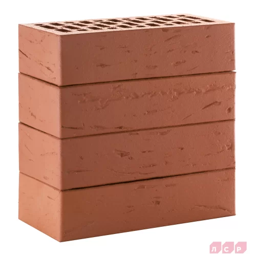 Купить Кирпич керамический КРАСНЫЙ, поверхность рустик, ЛСР - фото: 4