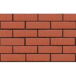 Клинкерный кирпич тёмно-красный АМСТЕРДАМ, винтаж,  серия Возрождение, ЛСР