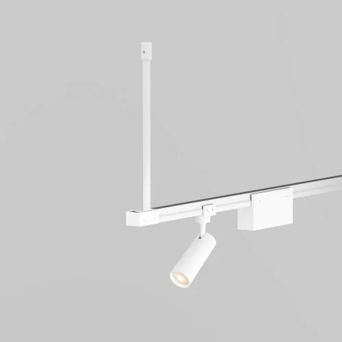 Белый подвес для уличной трековой системы Elasity