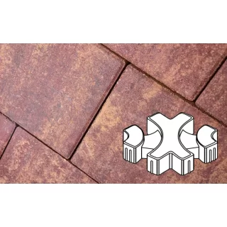 Плитка тротуарная в форме - Эко-фантазия 300х300