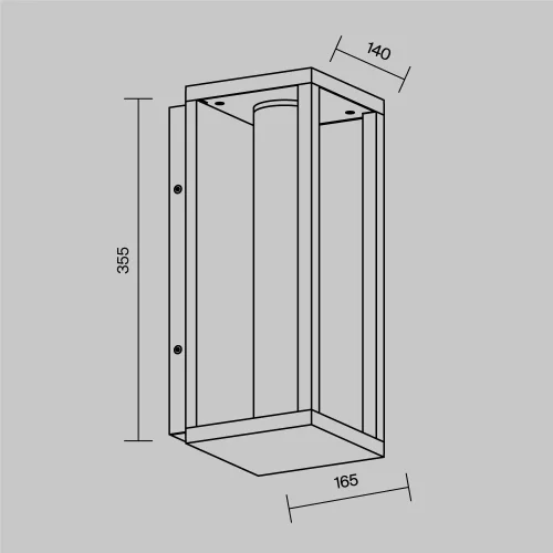 Купить Уличный настенный светильник Expo O480WL-L12B3K - фото: 4