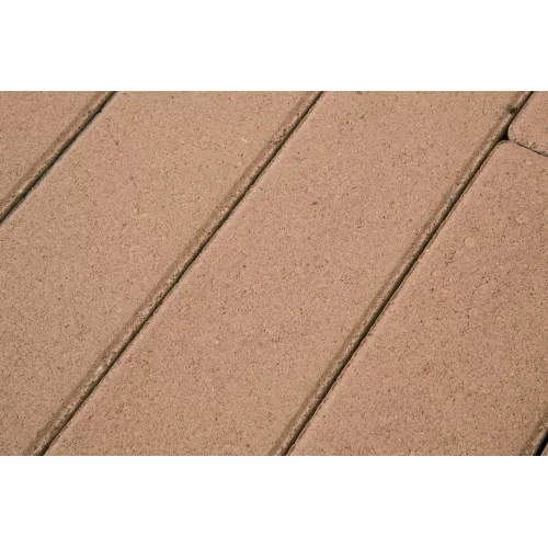 Плитка тротуарная ОРАНЖЕВОГО цвета на белом цементе, 40-50мм, коллекция Profi