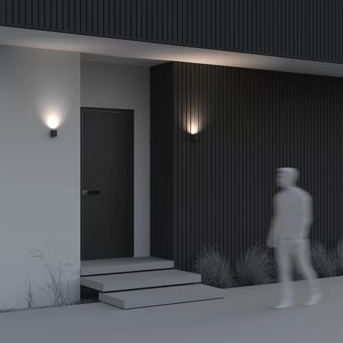 Купить Уличный настенный светильник Slat O044WL-01B - фото: 3