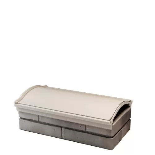 Парапет полимеркомпозитный с посадкой 200/225/255мм на кирпич, бежевый, MONBLAN Брест