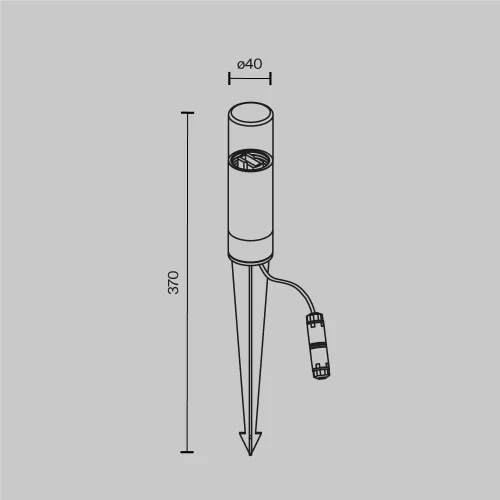 Купить Ландшафтный светильник Glide O437FL-01GF - фото: 5